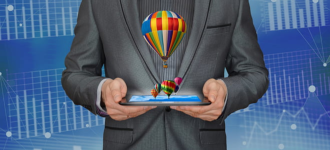 smartphone 3D air balloons thumbnail