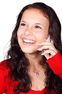girl wearing red top thumbnail