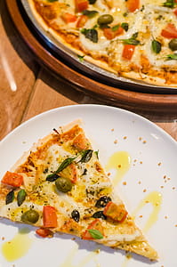 Sliced Pizza on Plate thumbnail