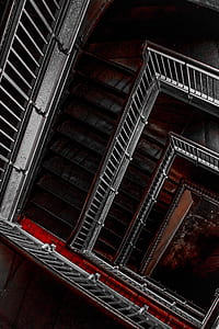 brown spiral stairwell thumbnail