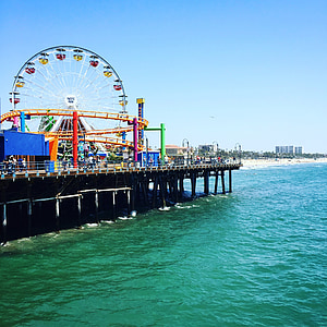 amusement park under sunny sky thumbnail
