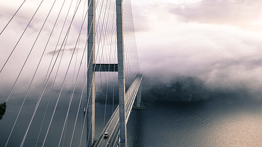 Bridge Cars Fog thumbnail