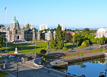 Skyline with Capital in Victoria, British Columbia, Canada thumbnail