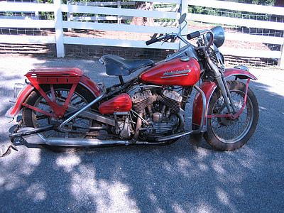 red bobber motorcycle thumbnail