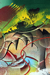Detail of a bright abstract painted art background thumbnail