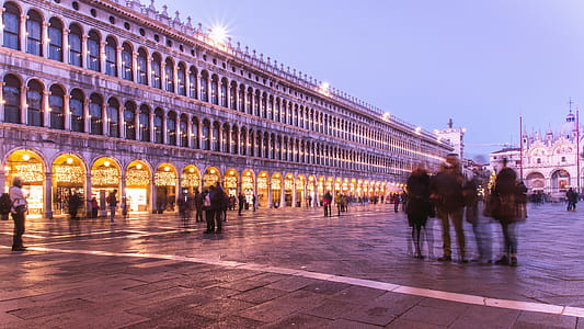 Piazza San Marco, Venice at night thumbnail