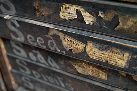 black wooden seed drawer thumbnail