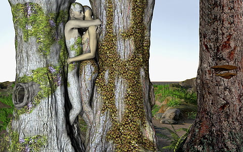 wooden couple artwork thumbnail