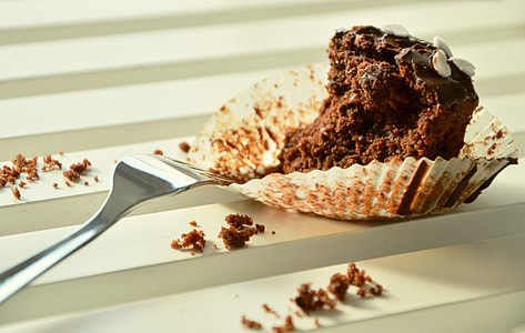 cupcake beside stainless steel fork thumbnail