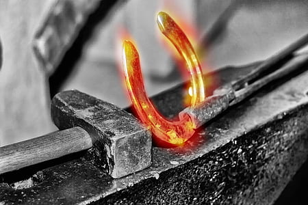 selective color photography of horseshoe thumbnail