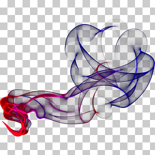 Colored smoke, smoke,smoke, red and purple illustration PNG clipart