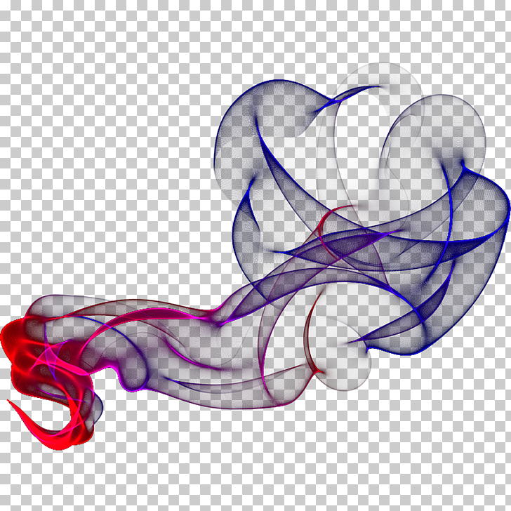 Colored smoke, smoke,smoke, red and purple illustration PNG clipart