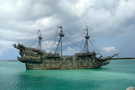 gray ship on body of water thumbnail