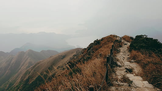 pathway on top of mountain thumbnail