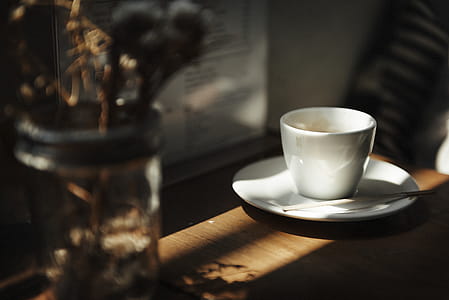 Selective Focus Photography of Cup And Saucer thumbnail