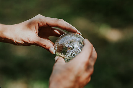 Woman with a little crystal ball thumbnail