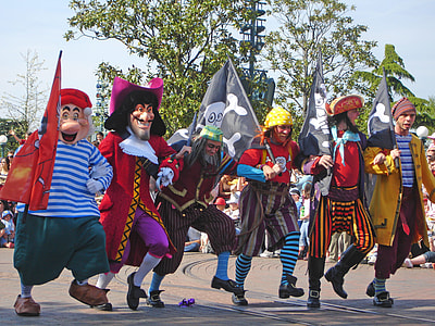 group of people wearing pirate costume thumbnail