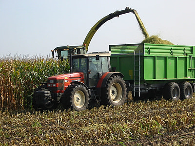 red tractor on field thumbnail
