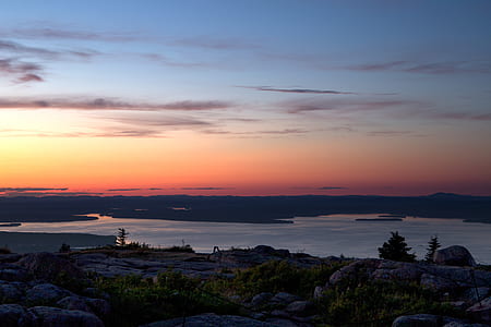 Body of Water during Sunset thumbnail
