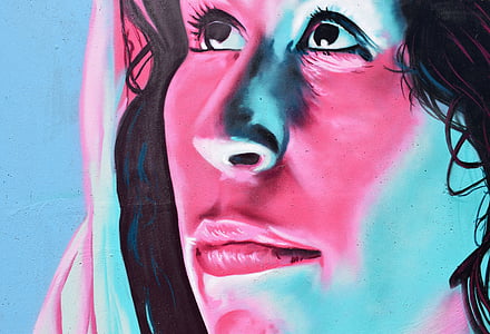 art pop portrait of woman thumbnail