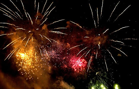 time-lapse photo of fireworks thumbnail