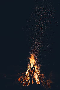 bonfire at night thumbnail