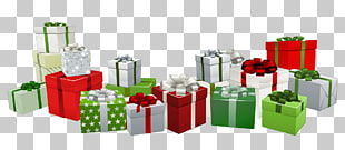 Christmas gift Christmas gift Santa Claus, Transparent Presents , gift box lot PNG clipart