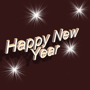 happy new year text thumbnail