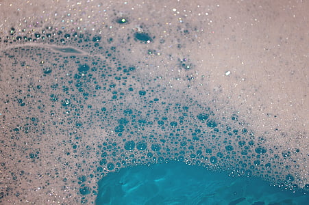 bubbles on blue body of water thumbnail