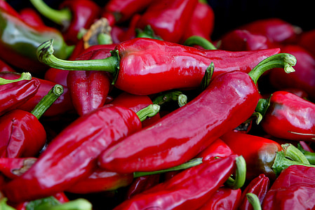 close-up photography of red chillies thumbnail