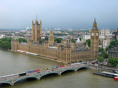 Big Ben at grey cloudy sky during daytime thumbnail