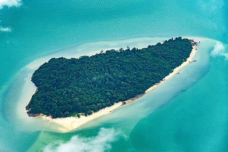 aerial photography of island during daytime thumbnail
