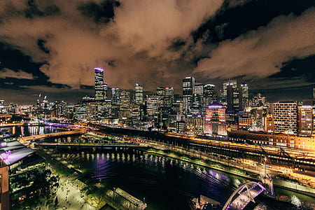 areal shot of city lights thumbnail
