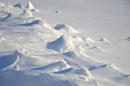 aerial photography of snow thumbnail