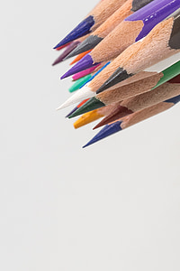 assorted-color pencils on white background thumbnail