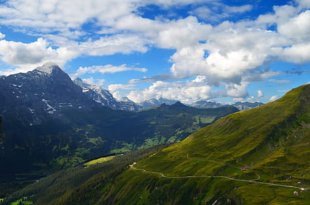 nature photography of mountain and clouds thumbnail