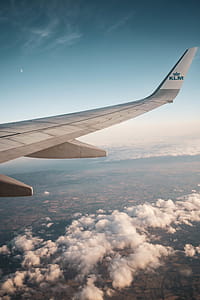Flying Klm Airliner Above Clouds thumbnail