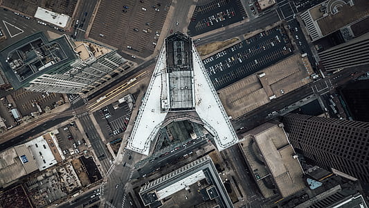 top view photography of high-rise buildings during daytime thumbnail