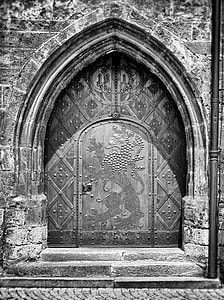 gray and black castle gate thumbnail