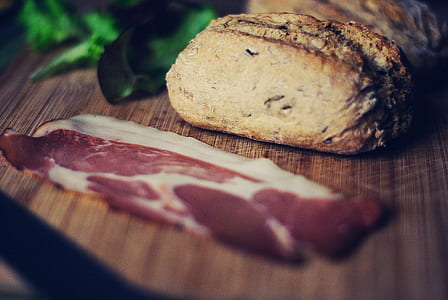 bread, breakfast, meat, bacon thumbnail