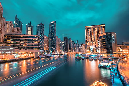 Time Lapse Photography of Road With High-rise Buildings thumbnail