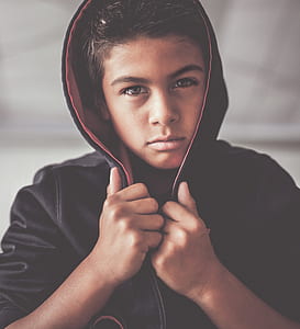 man wearing black and red hoodie thumbnail