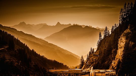 mountains during daytime photo thumbnail