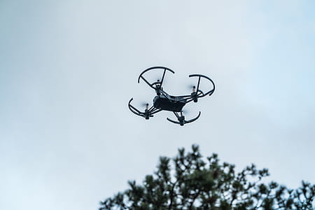 Selective Focus Photography of Black Camera Drone thumbnail