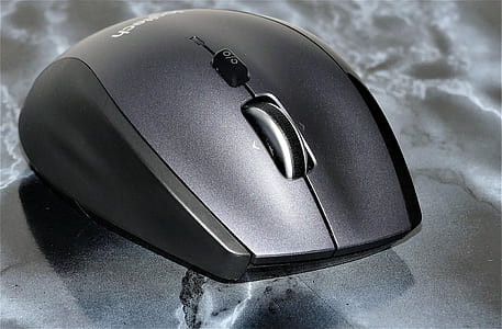 black wireless computer mouse thumbnail