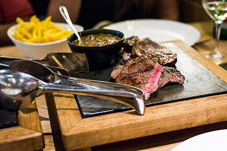 Juicy medium steak thumbnail