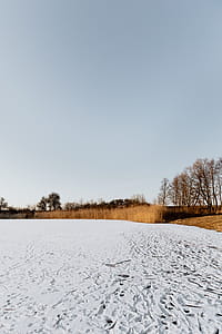 In middle of frozen lake thumbnail