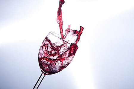 wine glass with red liquid thumbnail