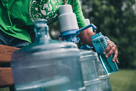 Filling water water from a polycarbonate can thumbnail