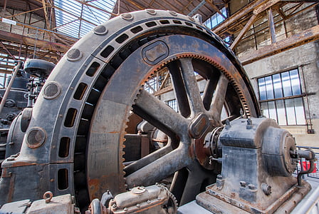 black and gray industrial machine inside room thumbnail